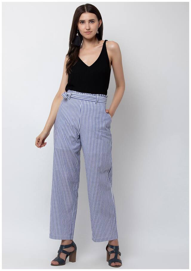 DODO & MOA blue Coloured Pants