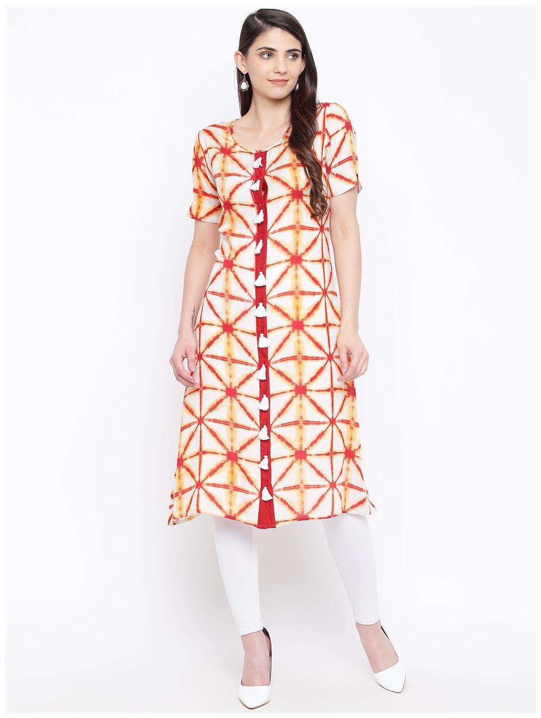 

DODO MOA Cotton Women White Kurta