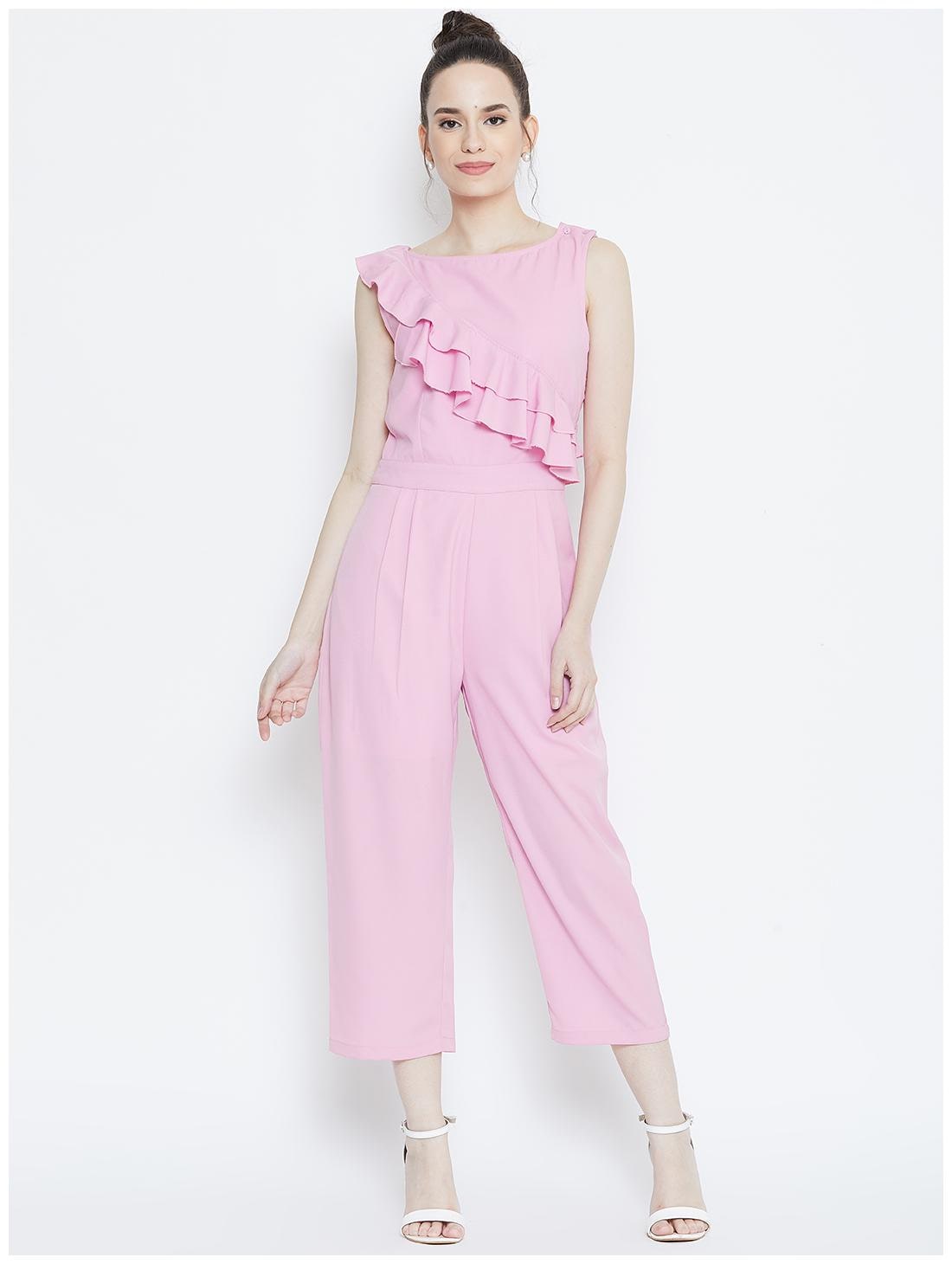 

DODO MOA Solid Jumpsuit - Pink