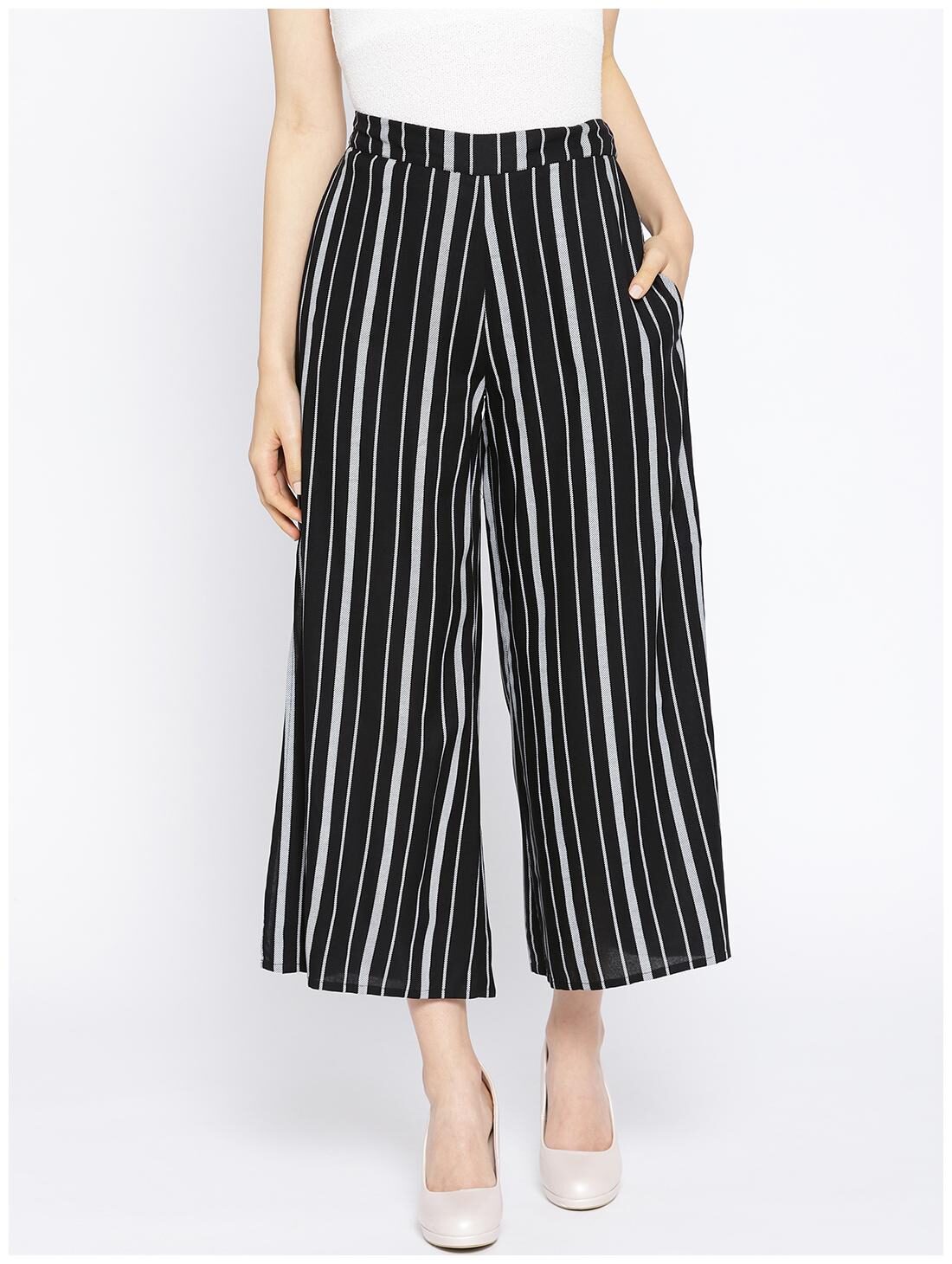 

DODO MOA Women Black Regular fit Regular pants