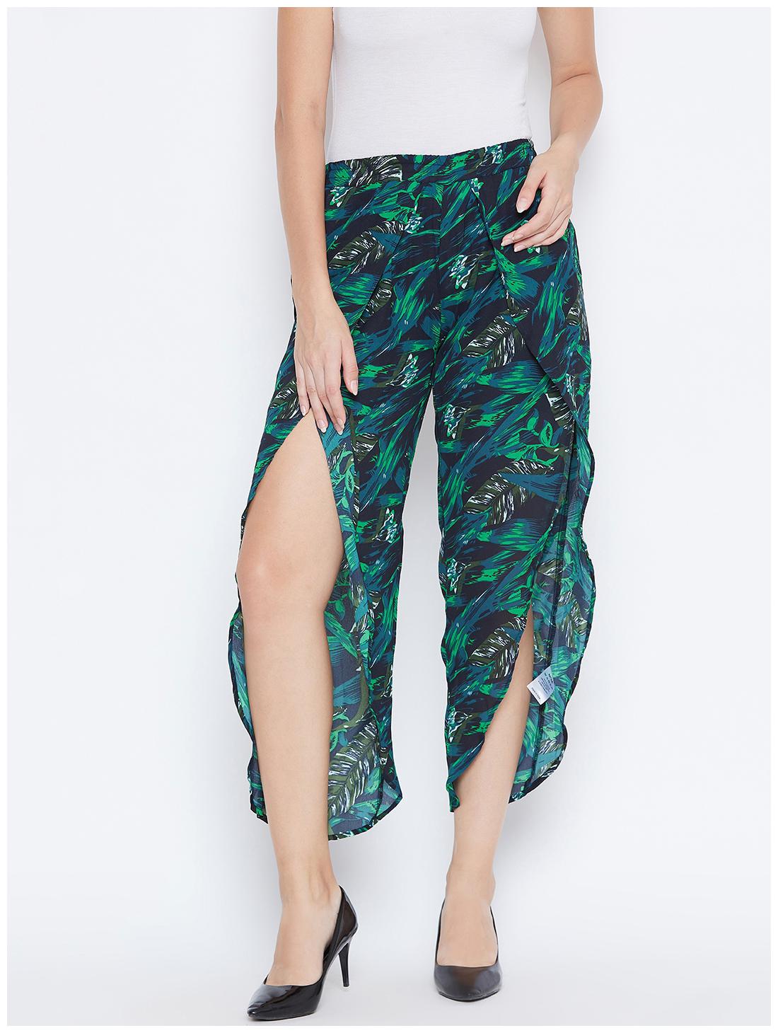 

DODO MOA Women Green Regular fit Regular trousers