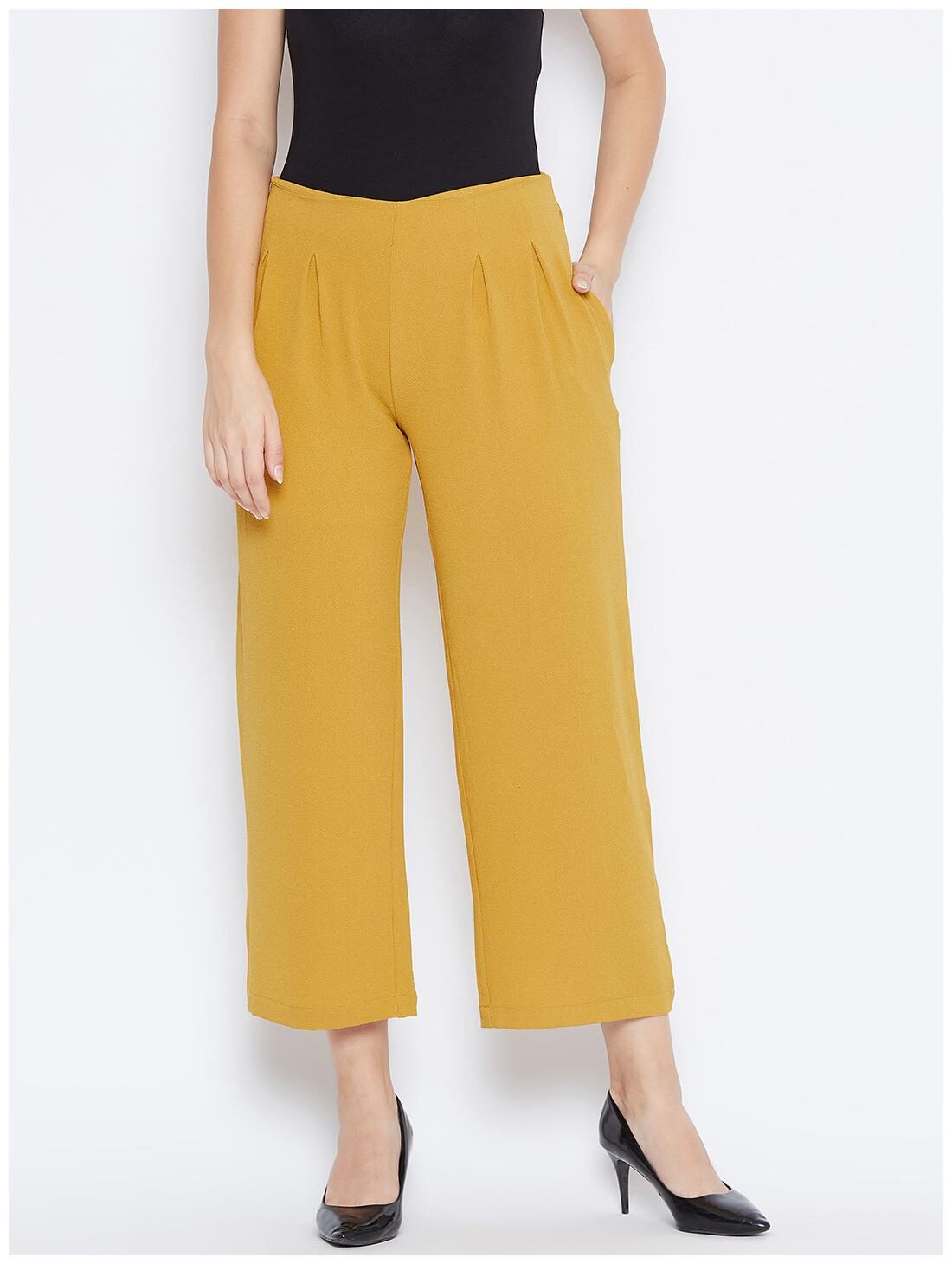 

DODO MOA Women Yellow Regular fit Regular trousers
