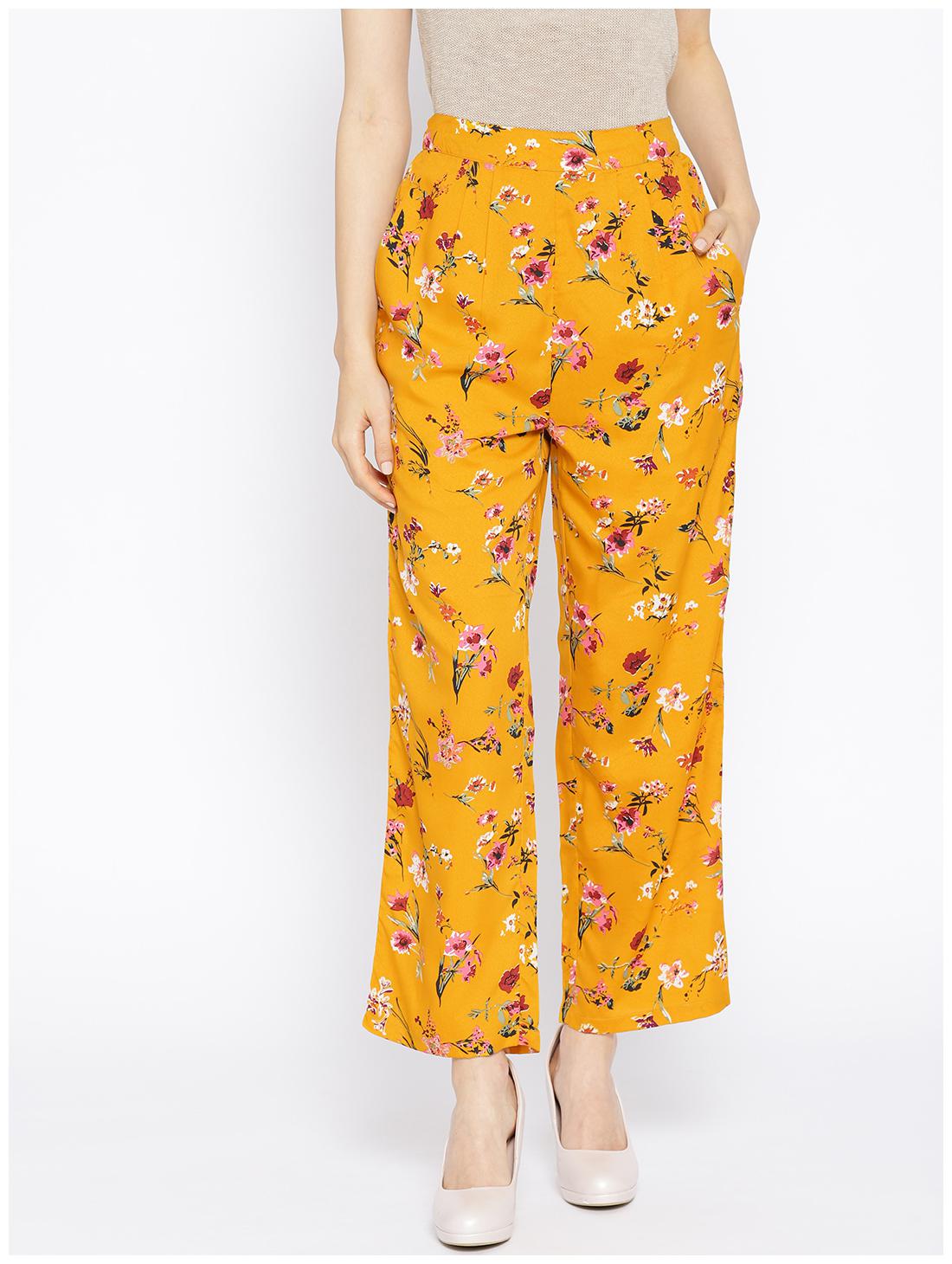 

DODO MOA Women Yellow Regular fit Regular trousers
