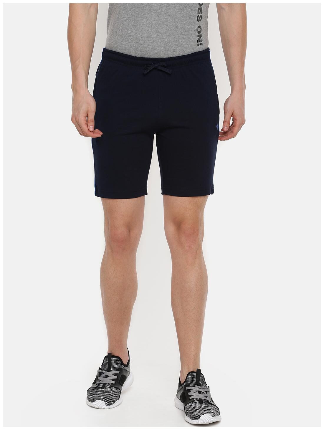 

Dollar Men Navy Blue Regular Fit Regular Shorts