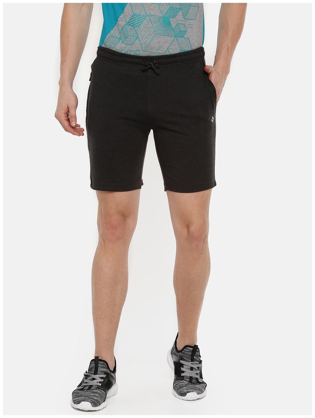 

Dollar Men Grey Regular Fit Regular Shorts