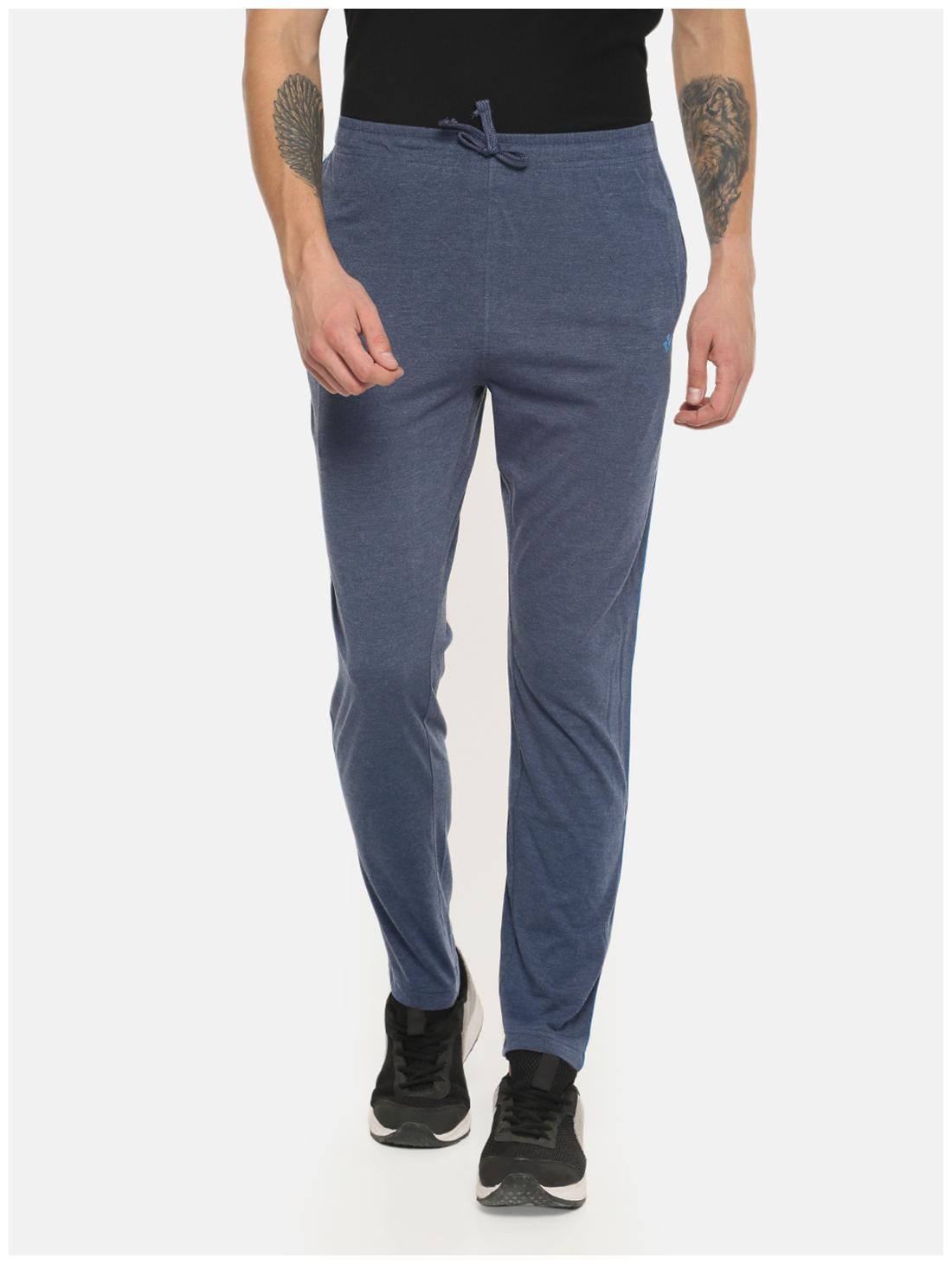 

Dollar Men Blue Solid Regular fit Track pants