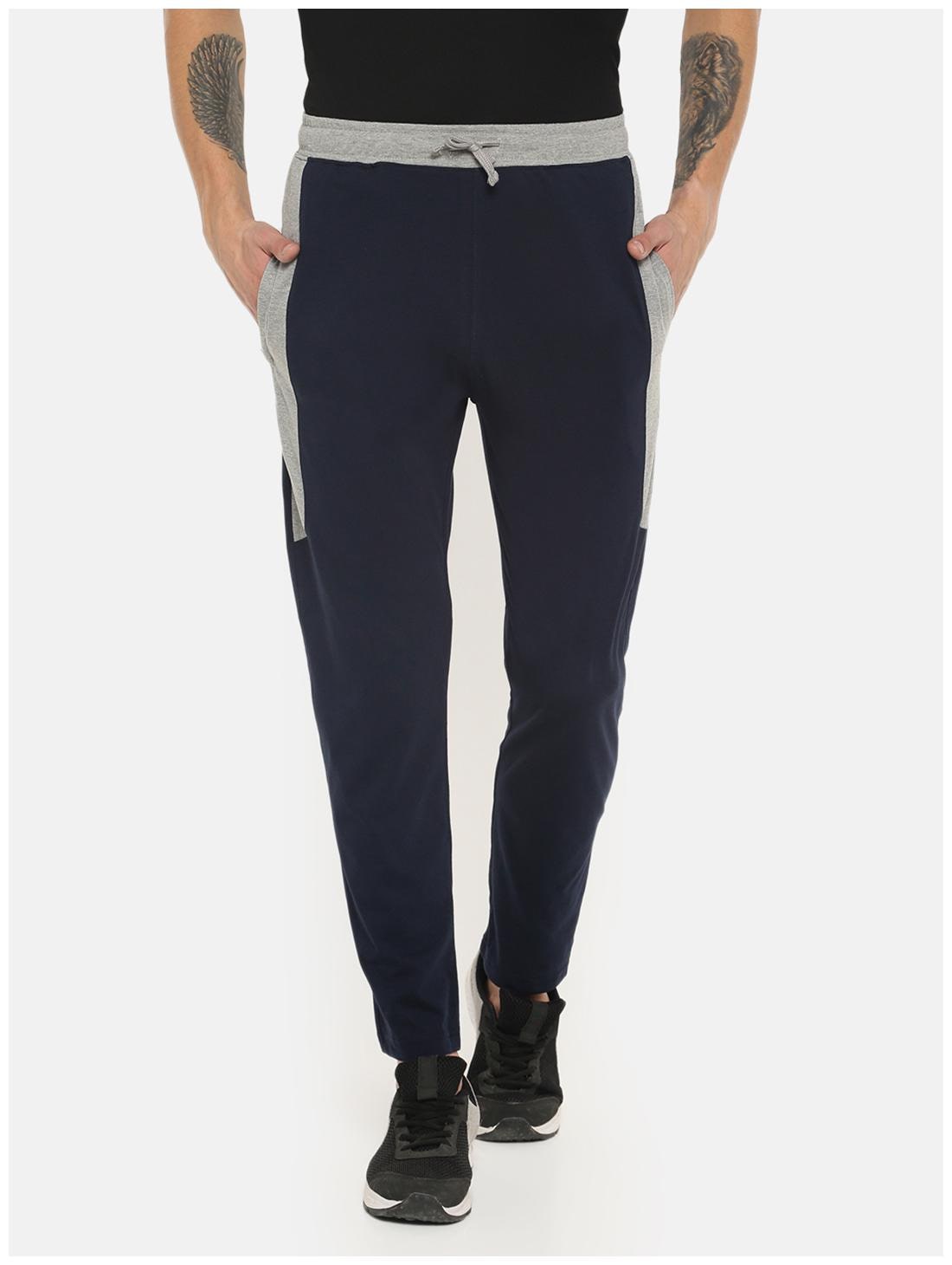 

Dollar Men Navy blue Solid Regular fit Track pants