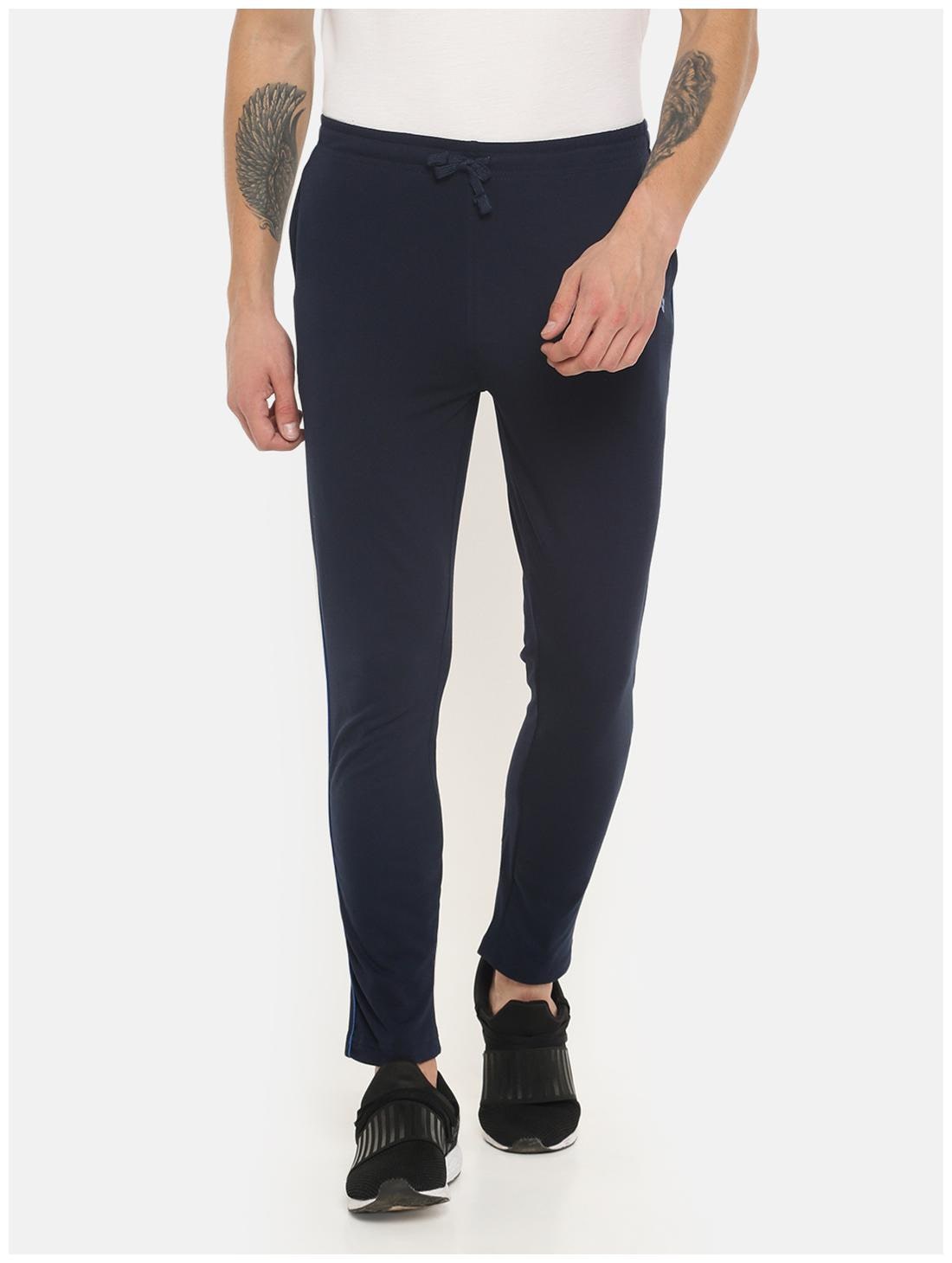 

Dollar Men Navy blue Solid Regular fit Track pants