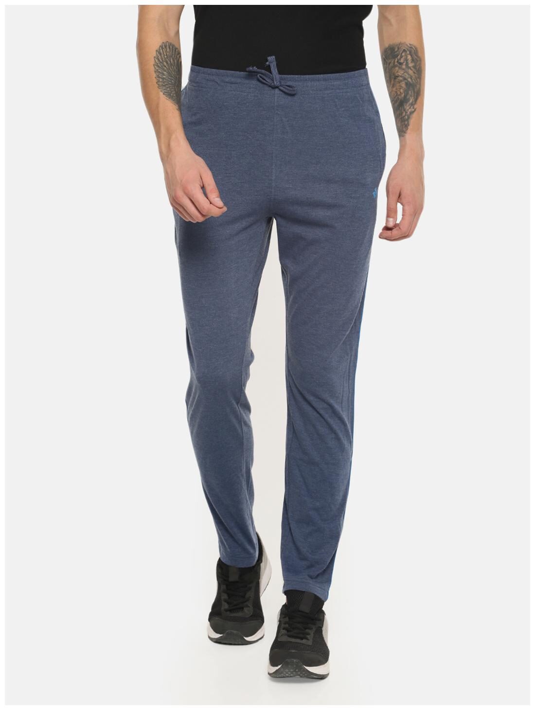 

Dollar Men Blue Solid Regular fit Track pants
