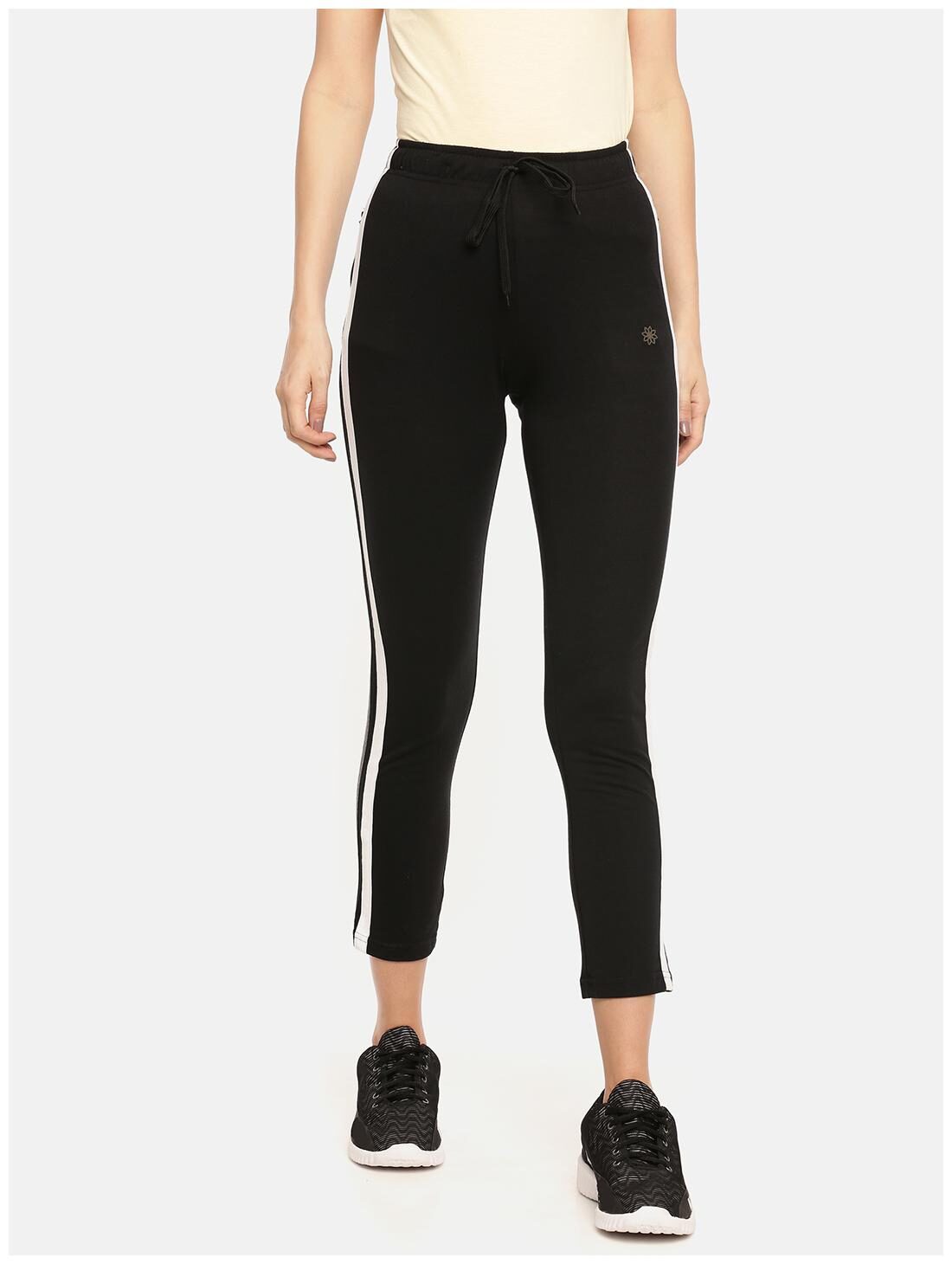 

Dollar Missy Women Slim fit Cotton Solid Track pants - Black