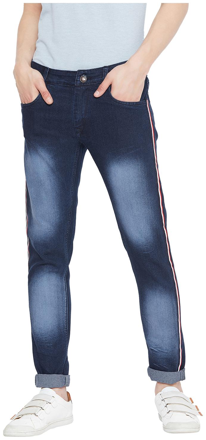 

Dom B Men Blue Slim Fit Jeans