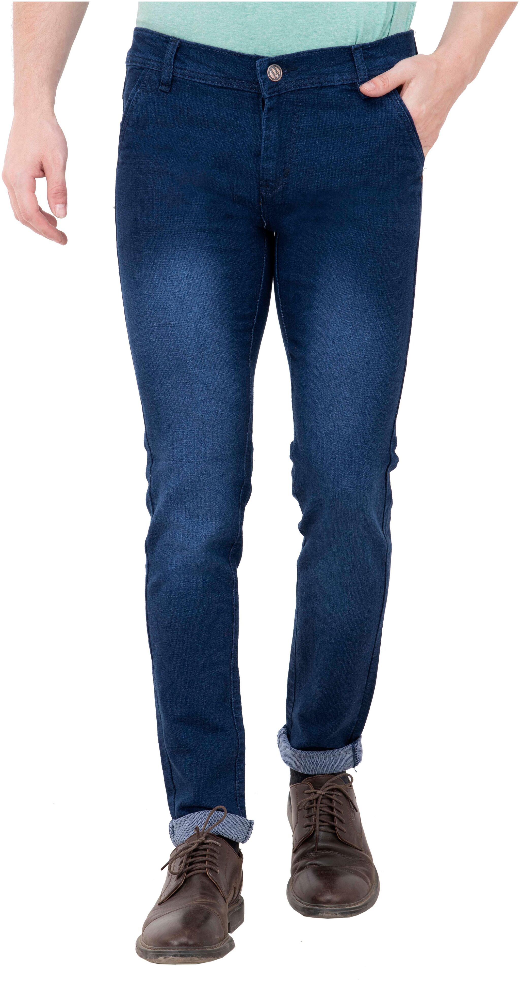

Dom B Men Blue Slim Fit Jeans
