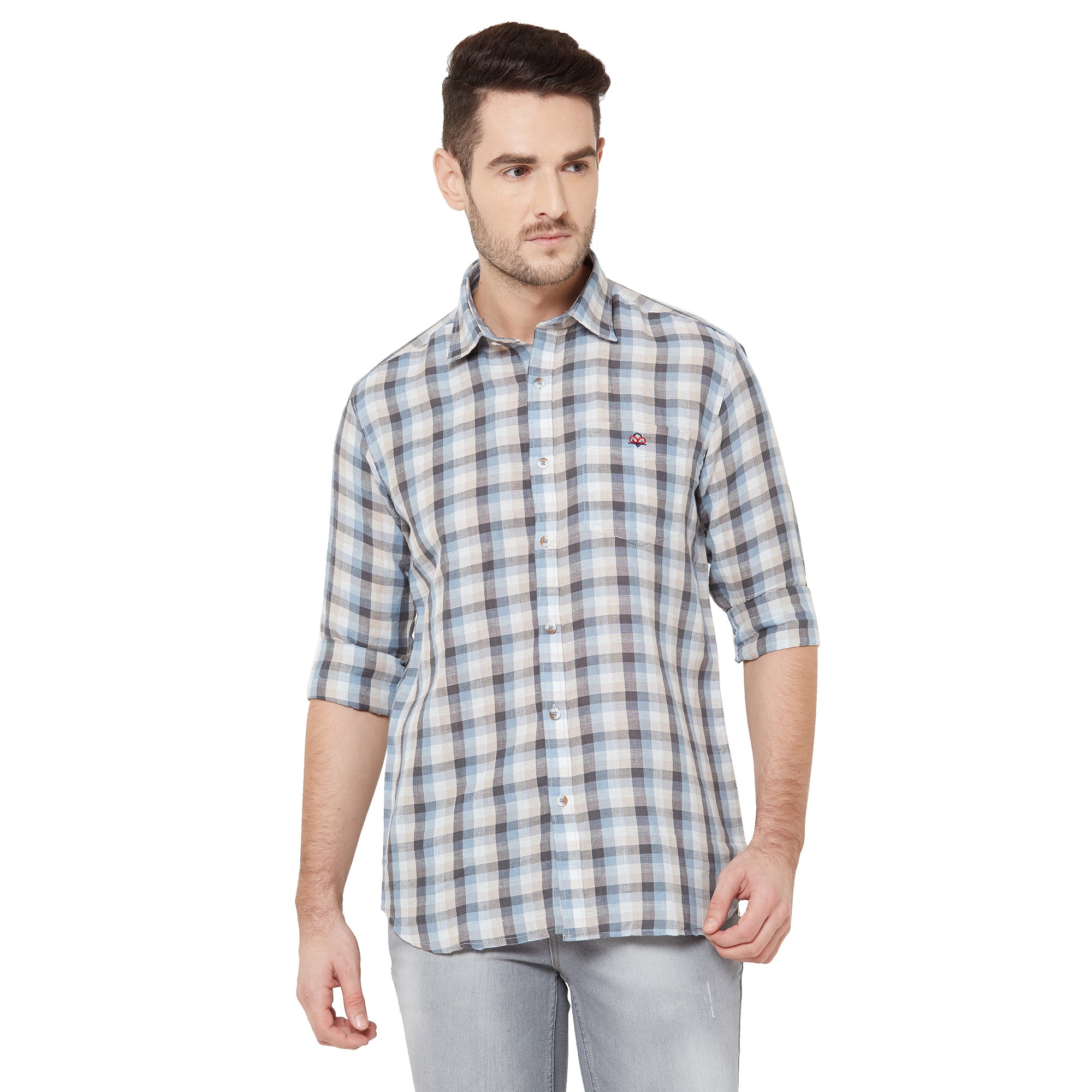 

DONZELL Men Multi Checked Regular Fit Casual Shirt