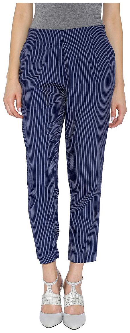 

DOWNLOAD APPAREL Women Viscose Rayon Striped Blue Pant