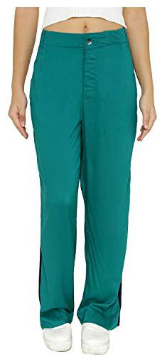

DOWNLOAD APPAREL Green Solid Straight Palazzo