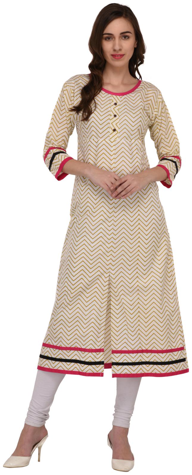 

Drapes Women Multi Printed Straight Kurta