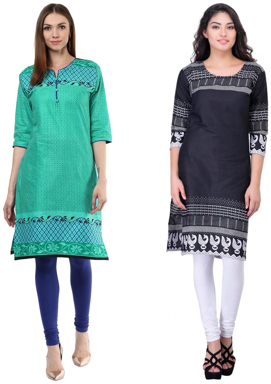 

Drapes Women Multi Printed Straight Kurta