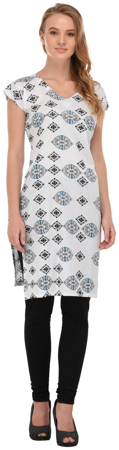 

Drapes Women Multi Printed Straight Kurti