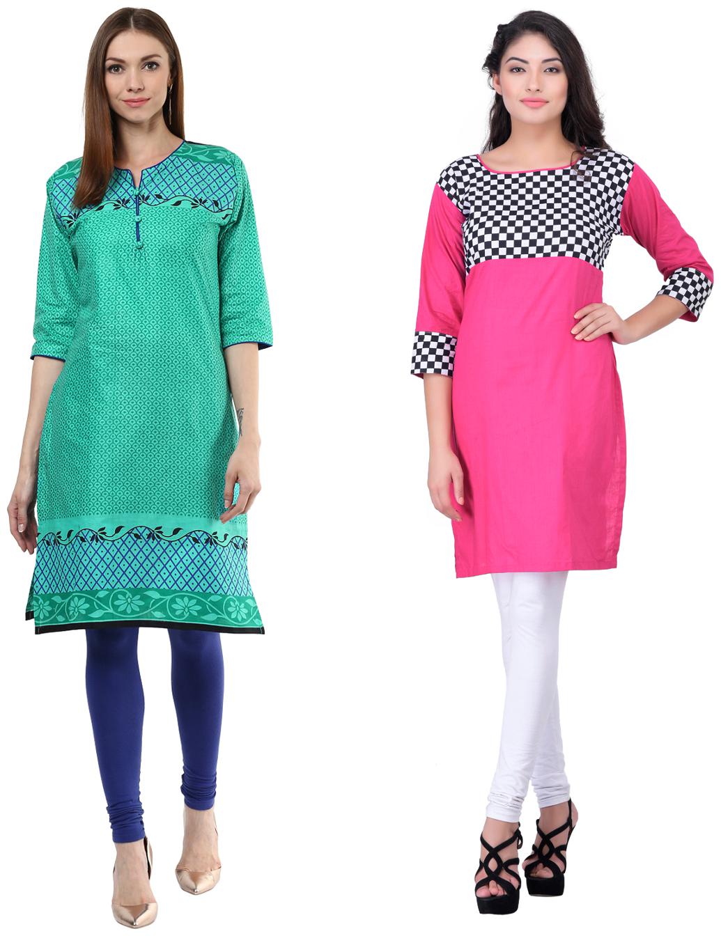 

Drapes Women Multi Printed Straight Kurti