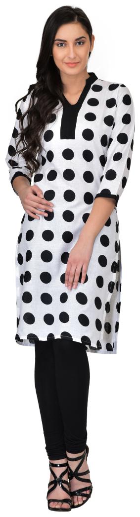 

Drapes Women Multi Polka Dots Regular Kurta