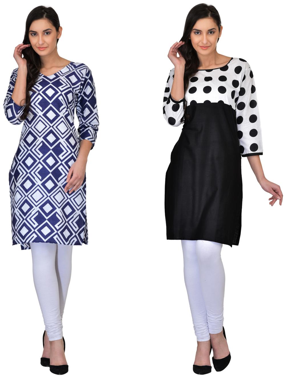 

Drapes Women Multi Printed Straight Kurti