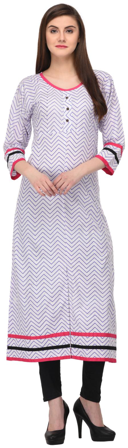 

Drapes Women Multi Printed Straight Kurta