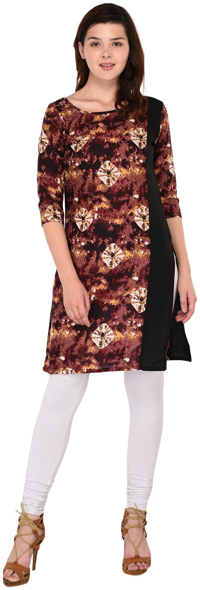 

DRAPES Women Multi Printed Straight Kurta