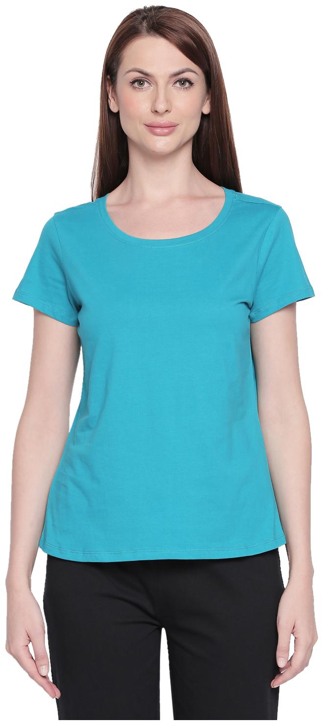 

Dreamz by Pantaloons Women Solid Regular top - Blue