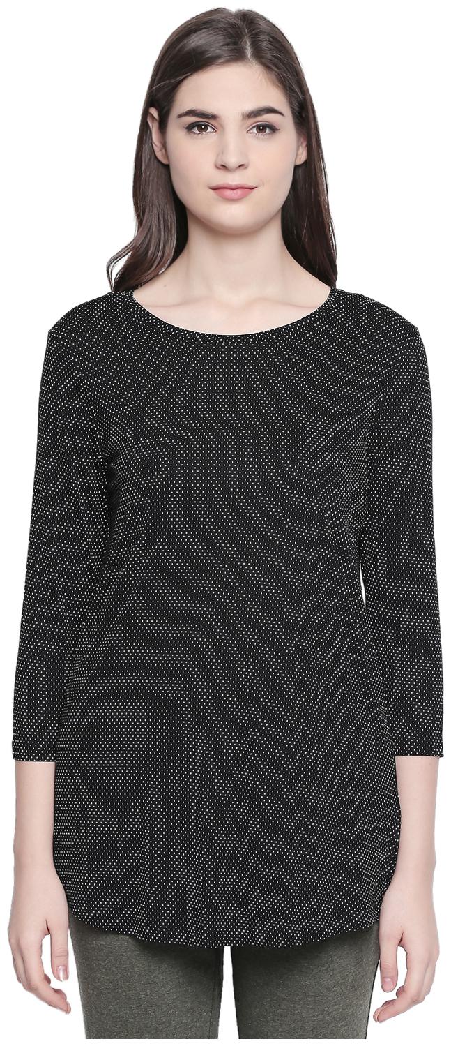 

Dreamz by Pantaloons Women Polka dots Regular top - Black