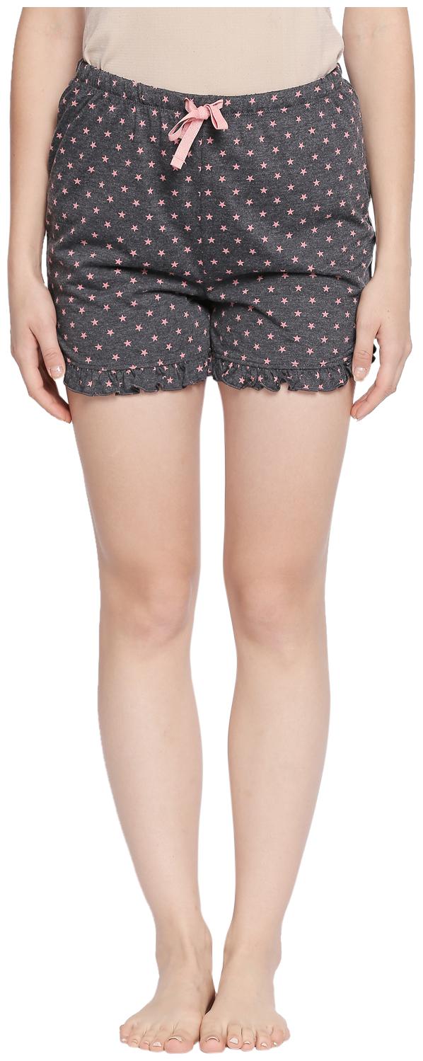 

Dreamz by Pantaloons Women Printed Regular shorts - Grey