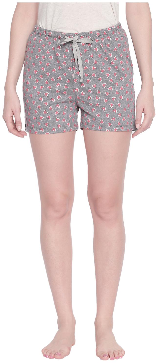 

Dreamz by Pantaloons Women Printed Regular shorts - Grey