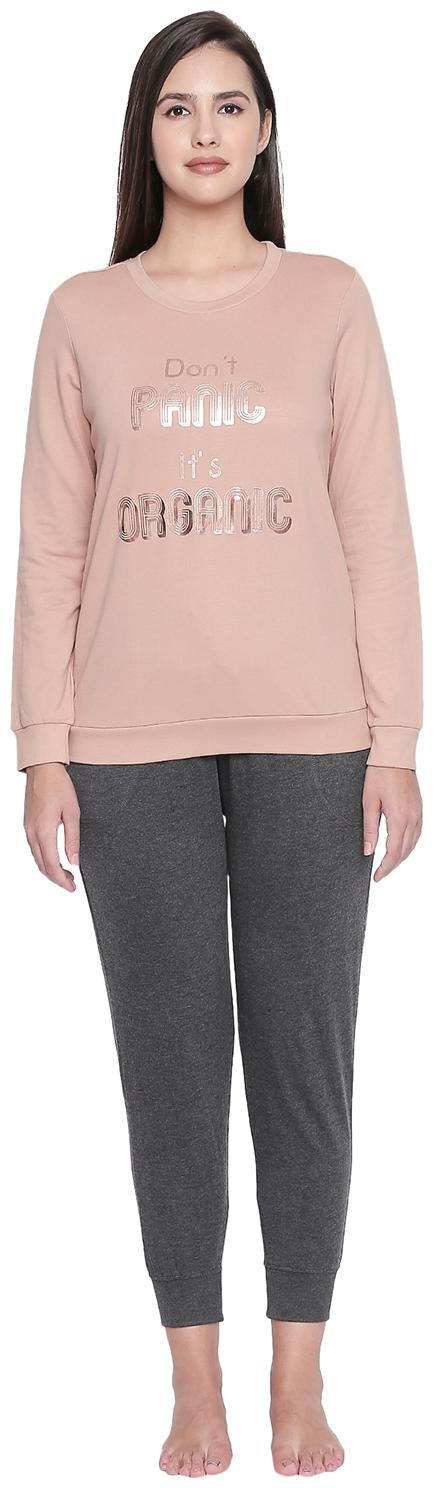 

Dreamz by Pantaloons Women Pink Regular fit Round neck Cotton T shirt
