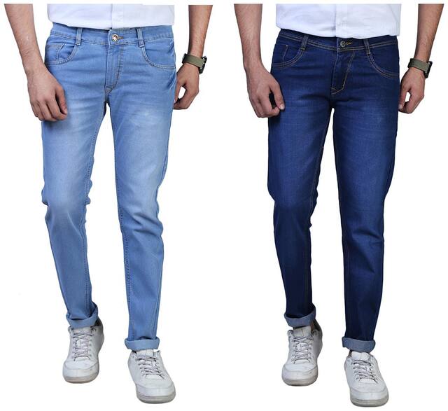DRRAGON Men Blue Slim Fit Jeans