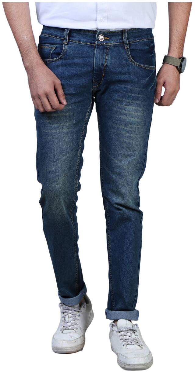 Shopjinie Men Blue Regular Fit Jeans