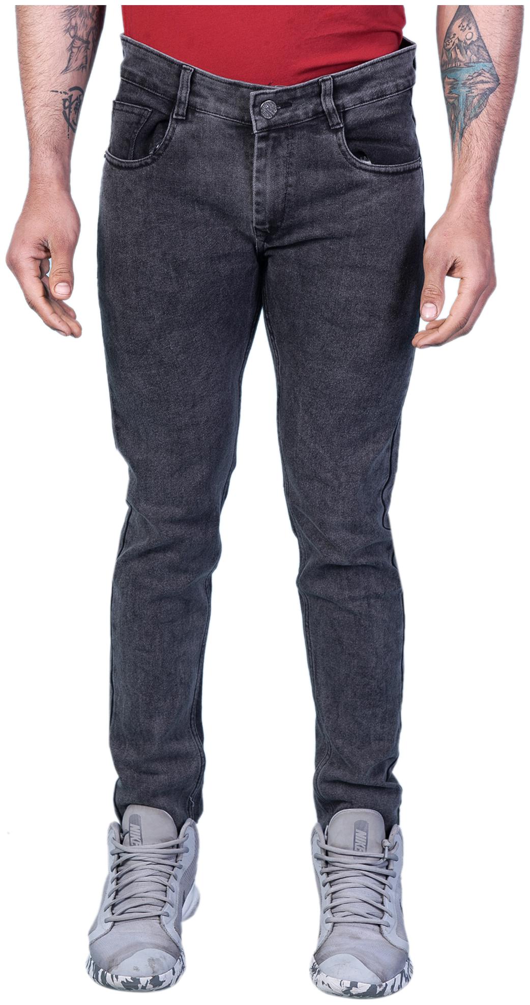

DRRAGON Men Charcoal Regular Fit Jeans