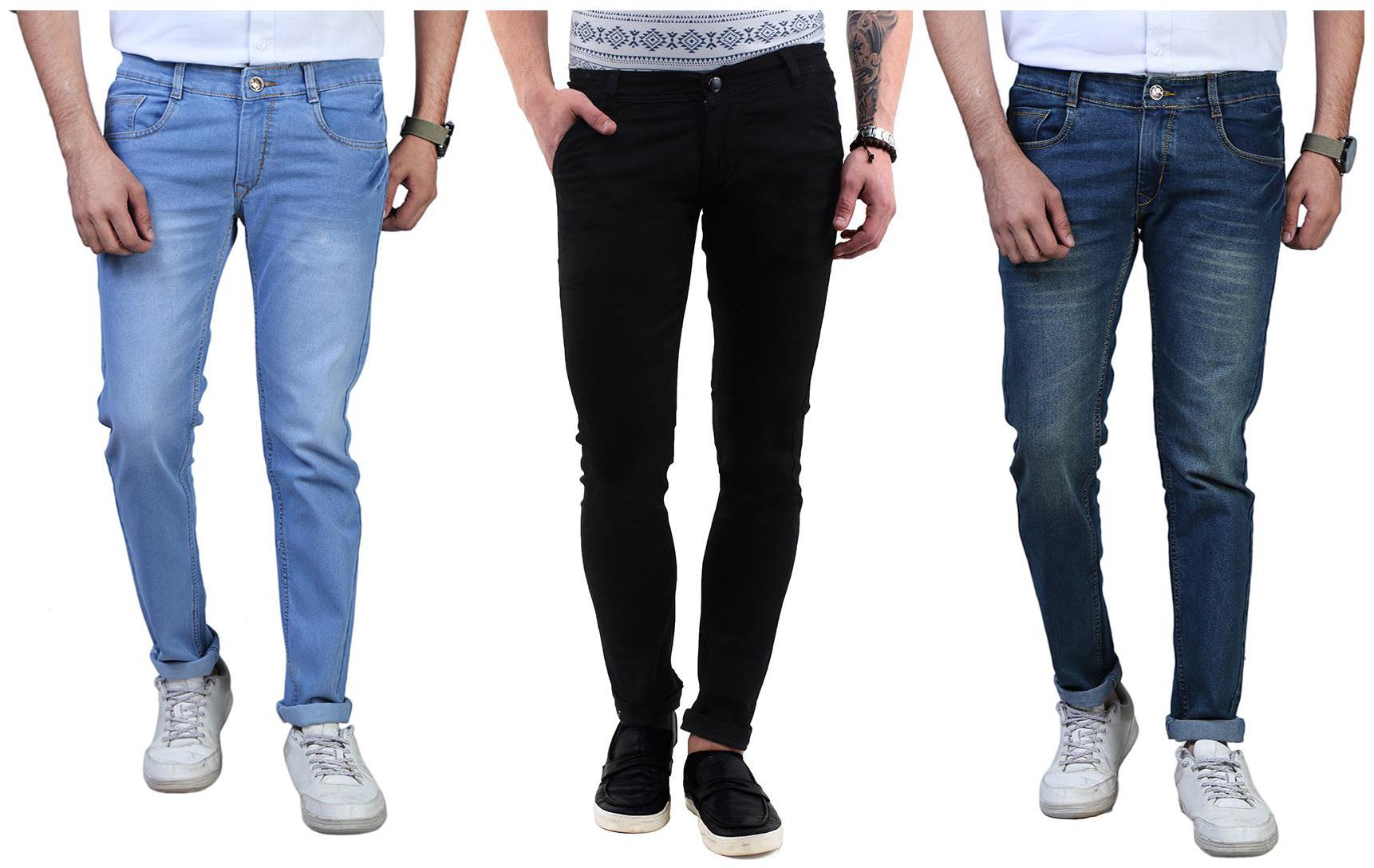 

DRRAGON Men Multi Regular Fit Jeans