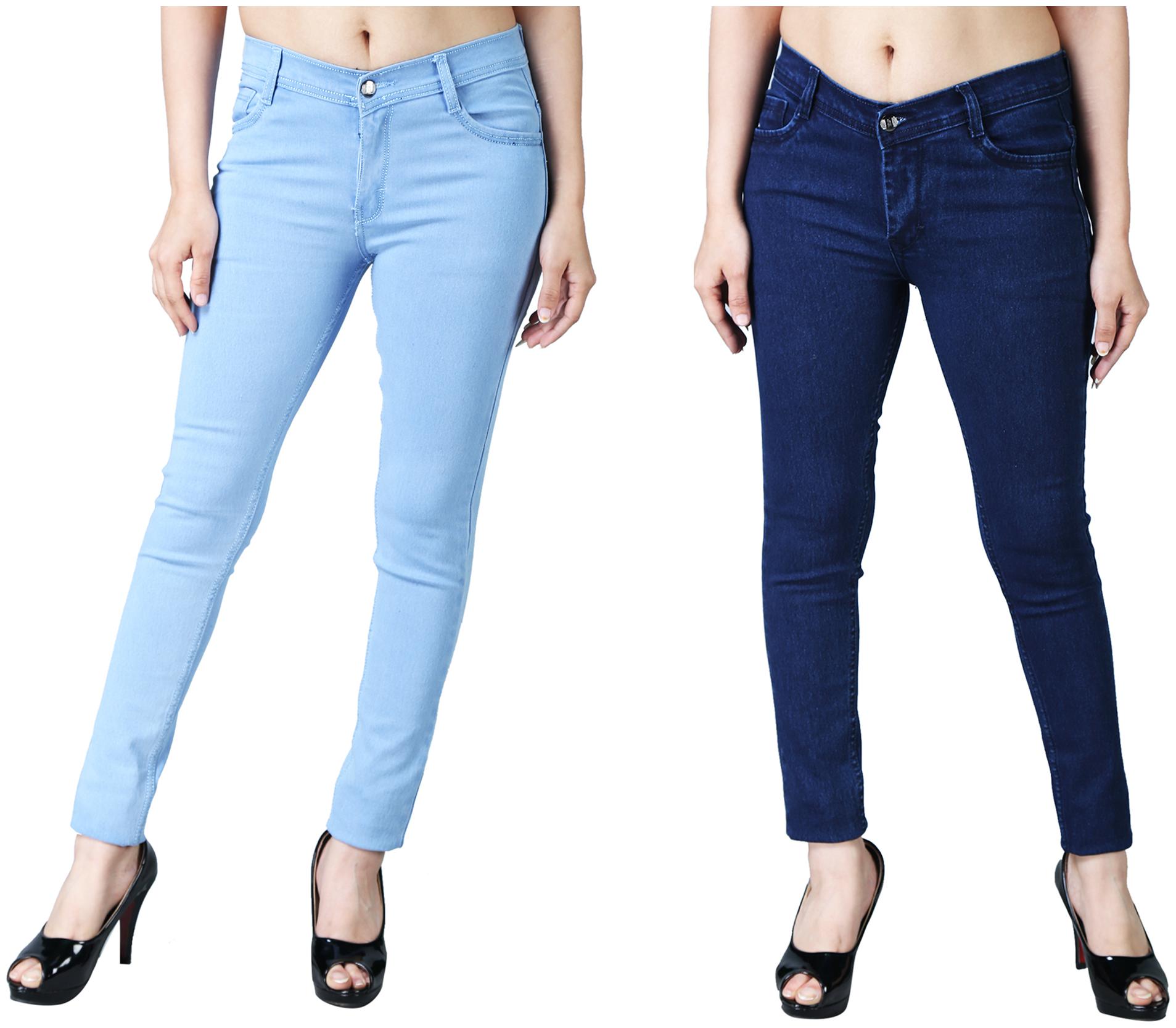 

DRRAGON Women Blue Slim fit Jeans