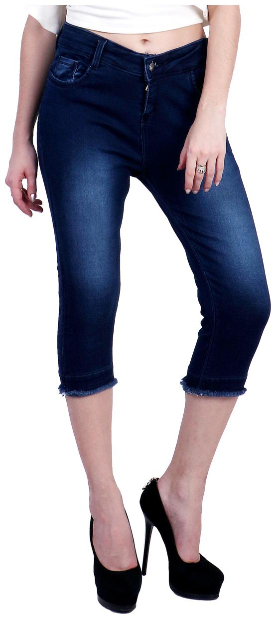 

Drragon Women Navy Blue Capri