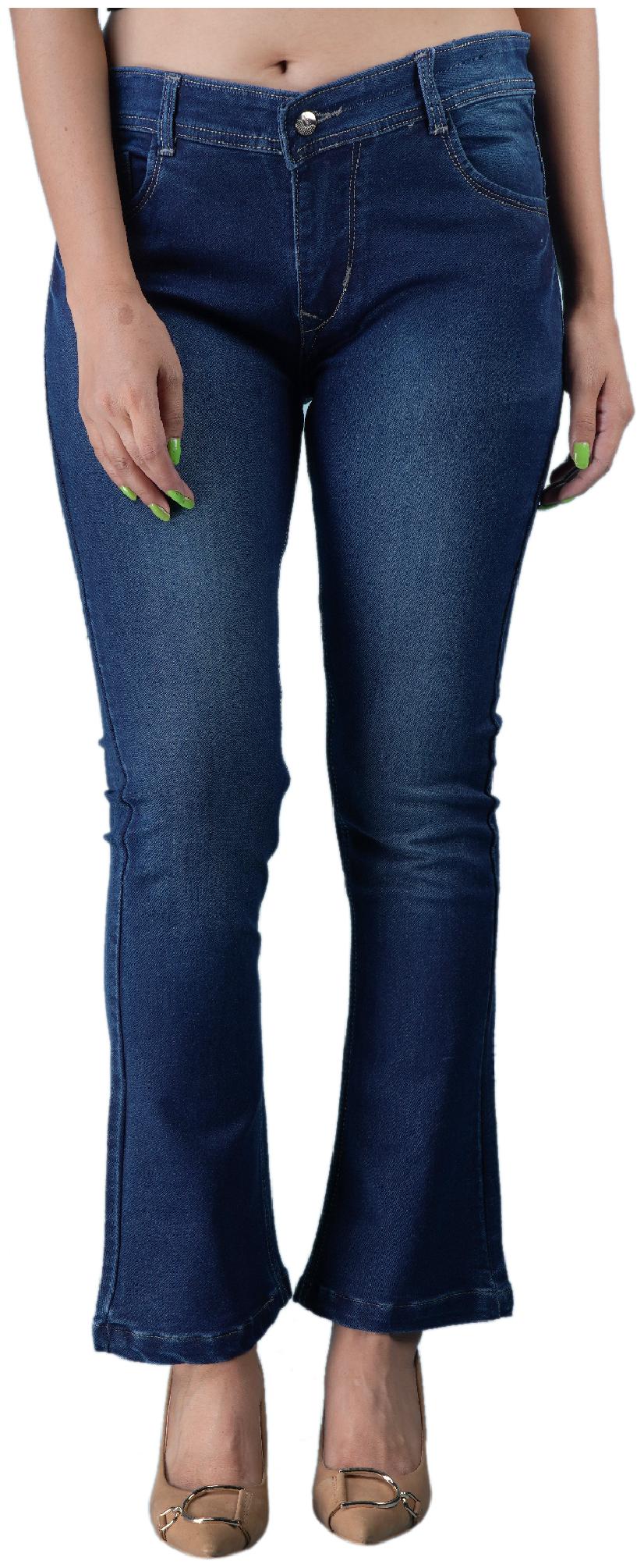 

DRRAGON Women Denim Washed Jeans Blue