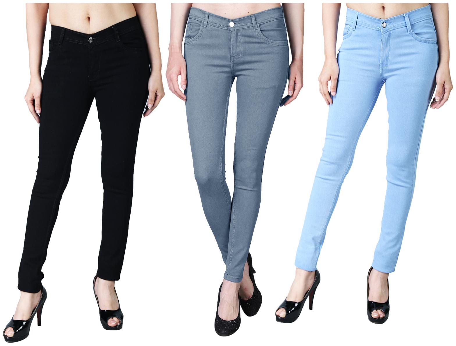 

DRRAGON Women Multi Slim fit Jeans