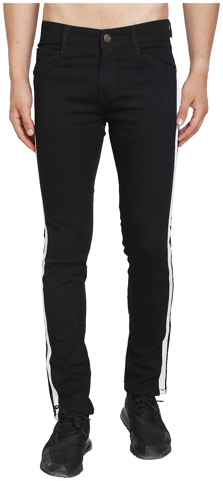 

DRUTHERS Men Black Regular Fit Jeans