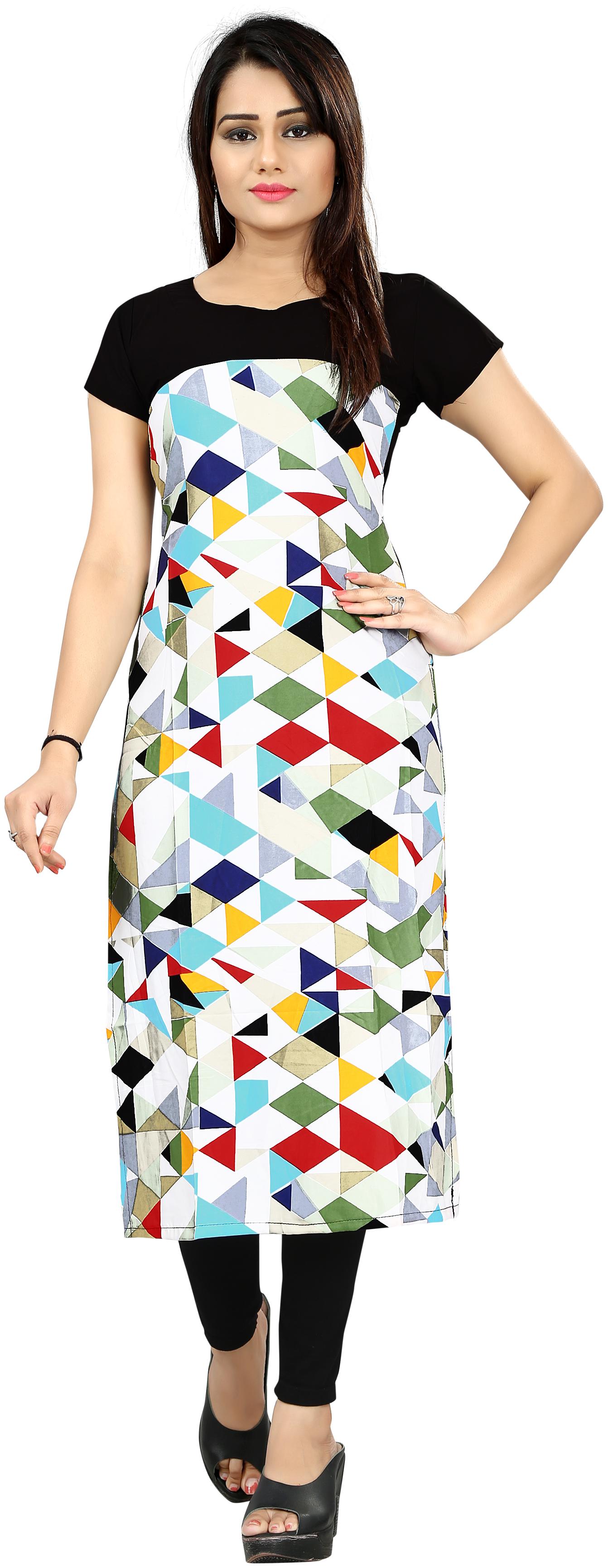 

Dsk Studio Women Multi Printed Straight Kurti