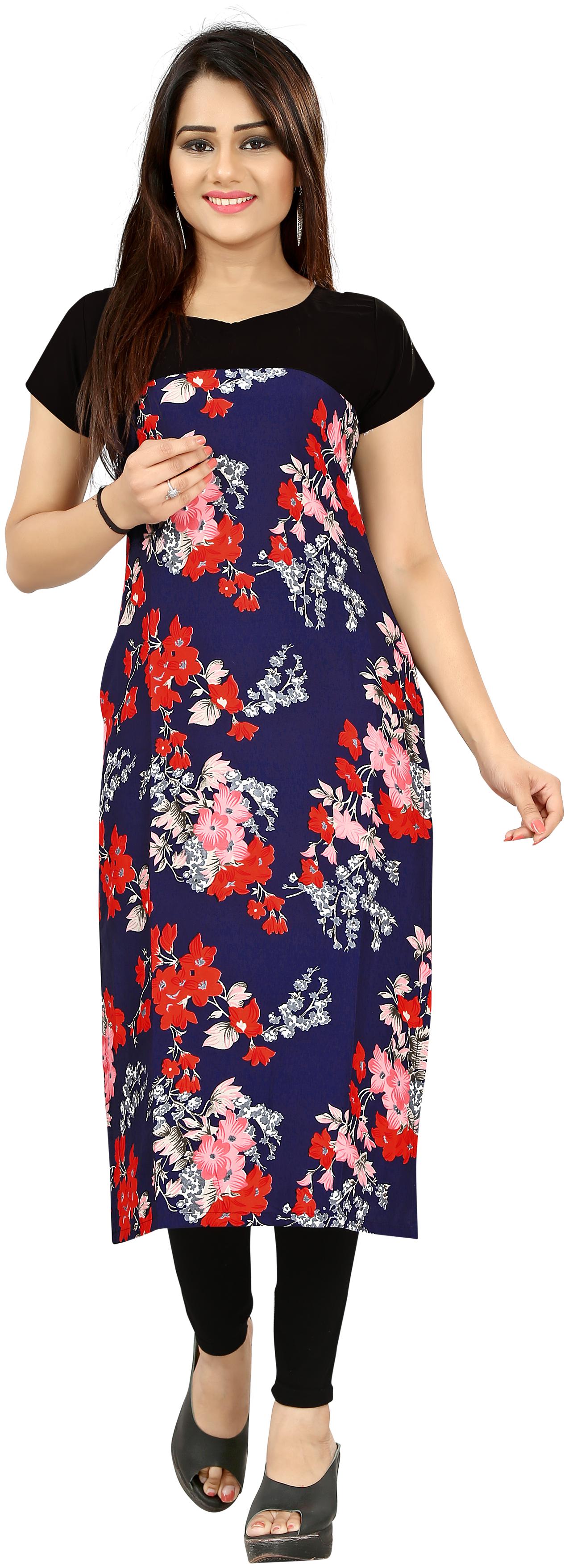 

Dsk Studio Women Multi Printed Straight Kurti