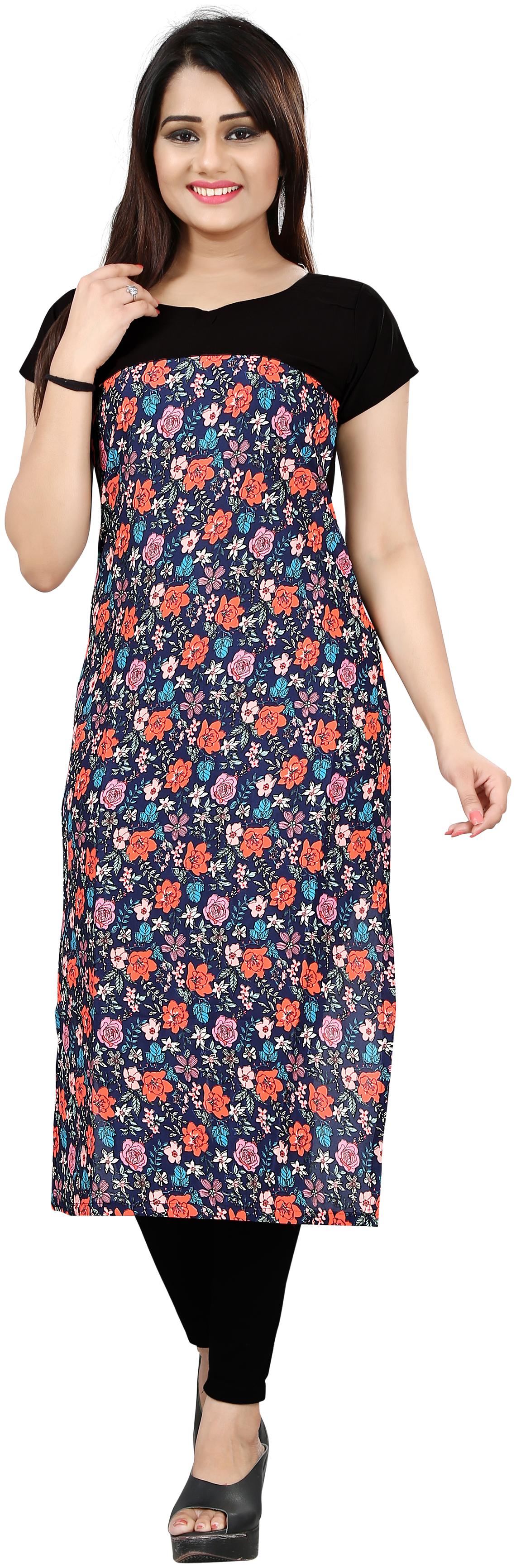

Dsk Studio Women Multi Printed Straight Kurti