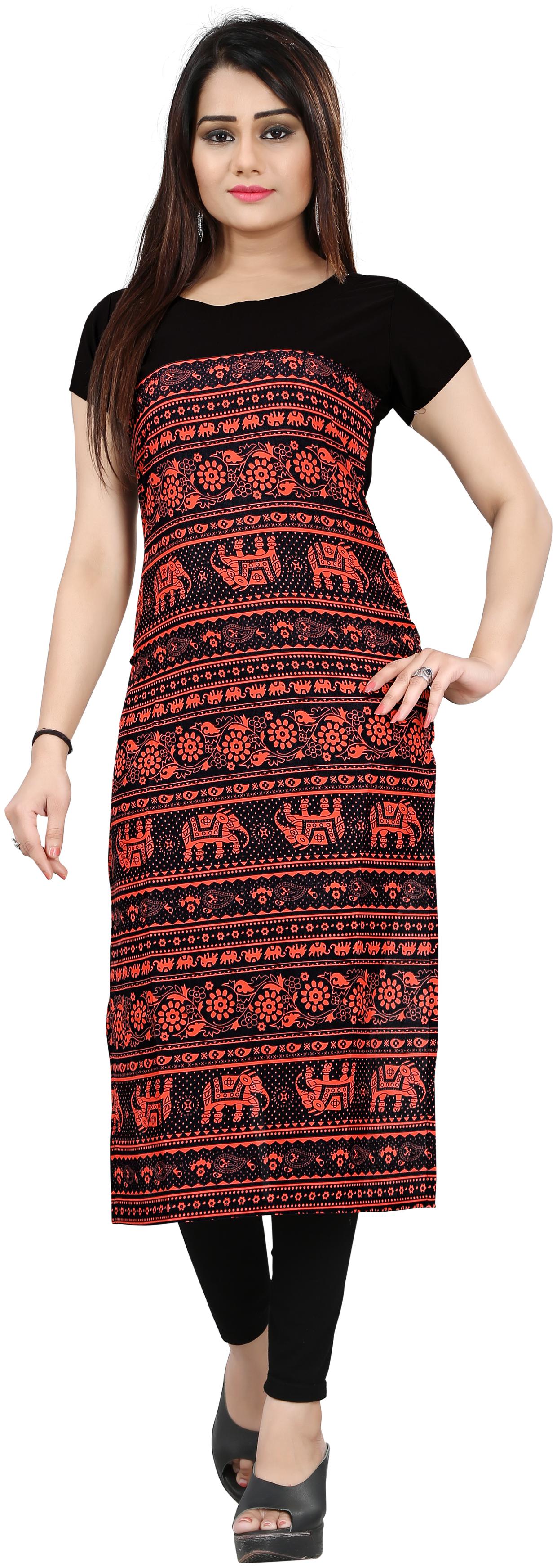 

Dsk Studio Women Multi Printed Straight Kurta