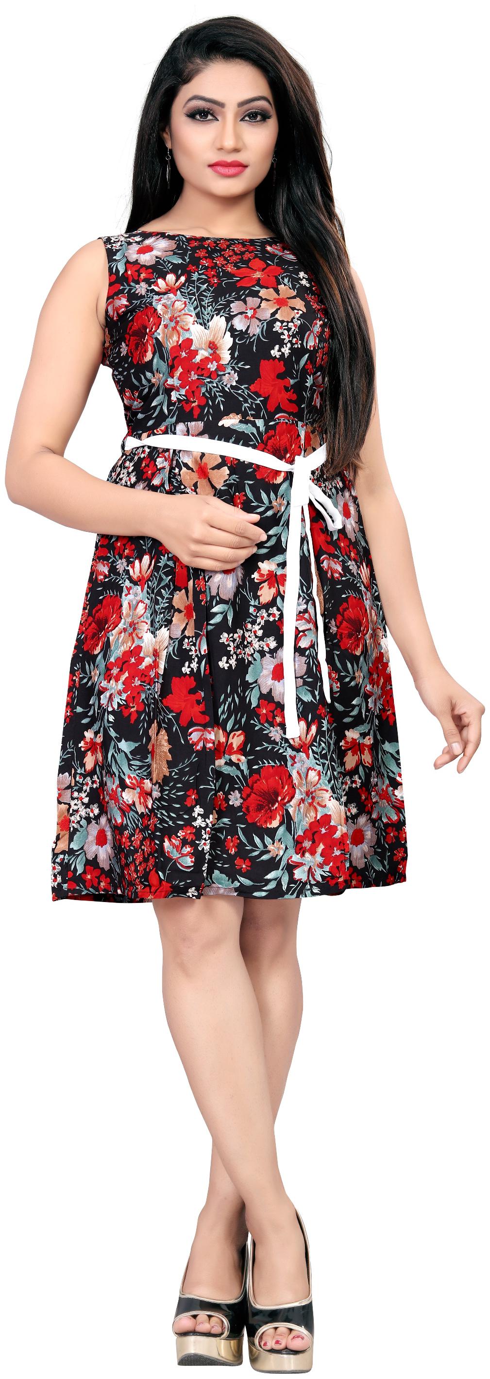 

Dsk Studio Multi Printed Fit flare dress