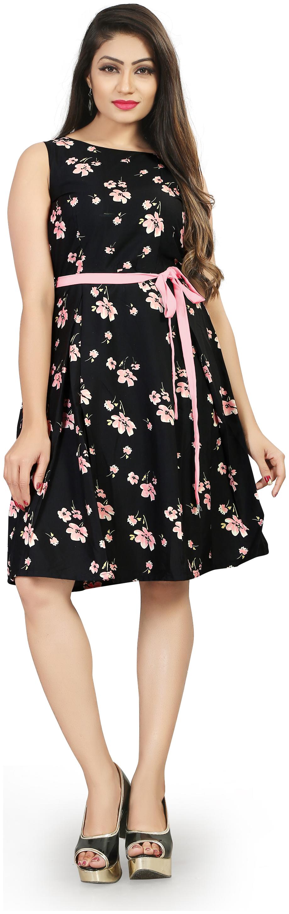 

Dsk Studio Multi Printed Fit flare dress