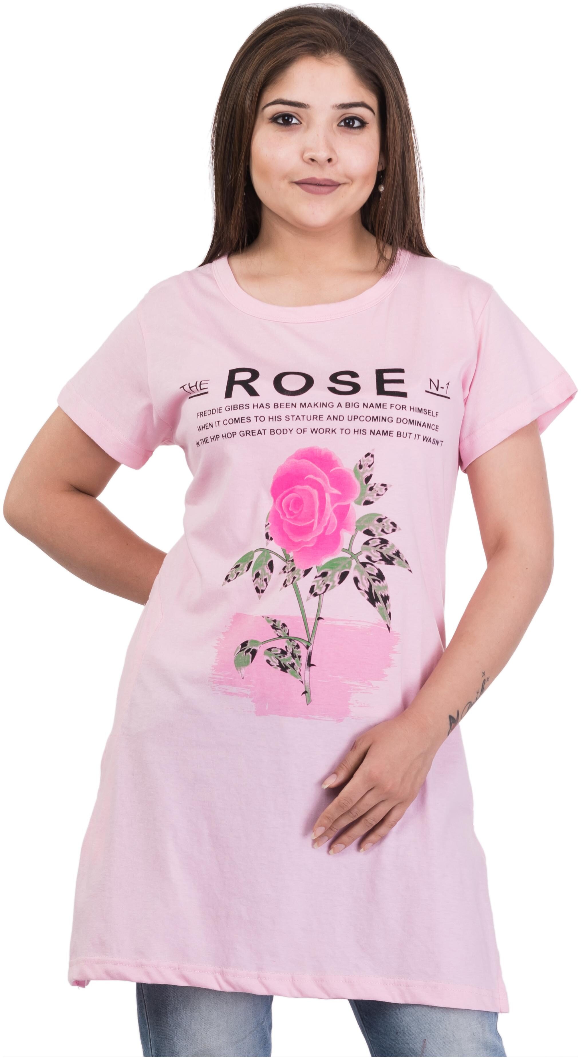 

Duchess Women Printed Regular top - Pink