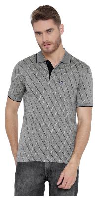 

Duke Men Grey Regular fit Cotton Blend Polo collar T-Shirt - Pack Of 1