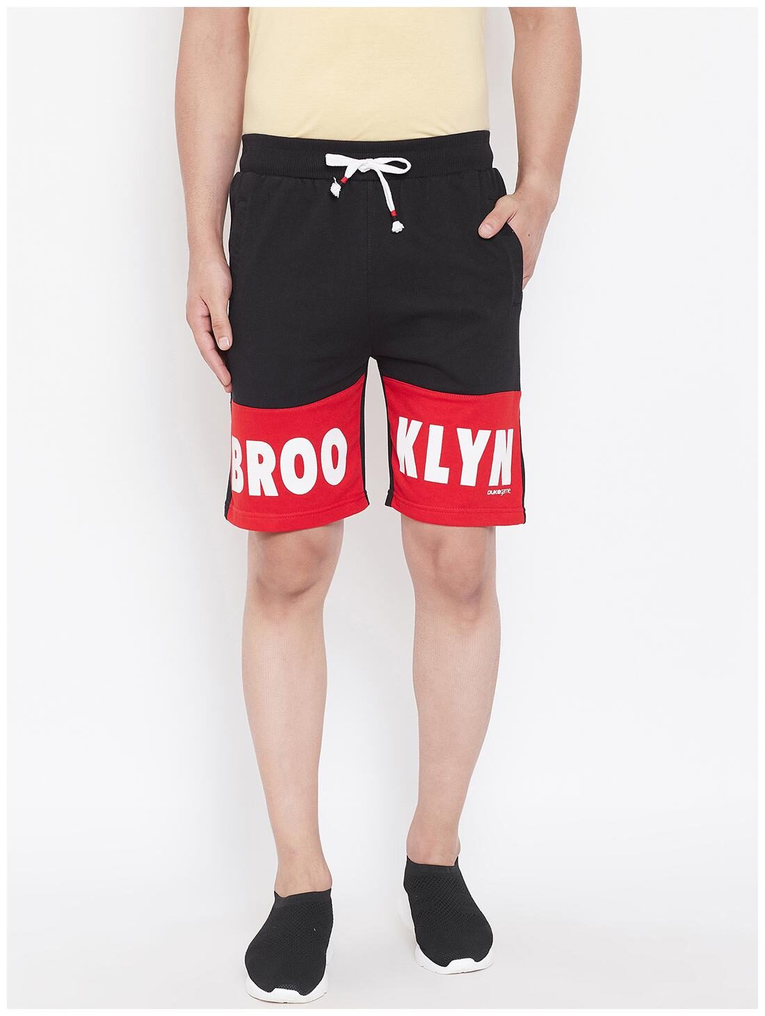 

Duke Men Black Slim Fit Regular Shorts